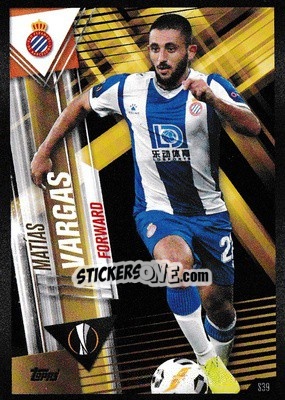 Figurina Matias Vargas - Match Attax 101. Season 2019-2020 - Topps