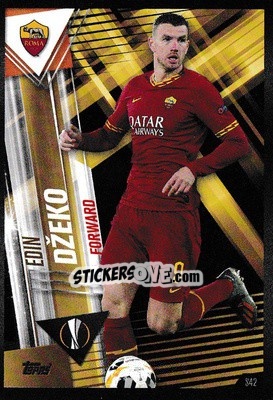 Sticker Edin Džeko - Match Attax 101. Season 2019-2020 n. S42 - Topps