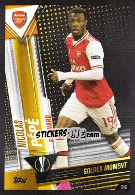 Sticker Nicolas Pépé - Match Attax 101. Season 2019-2020 n. S46 - Topps