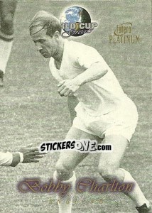 Cromo Bobby Charlton - World Cup Greats Platinum 1998 - Futera