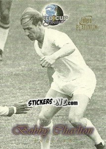 Sticker Bobby Charlton - World Cup Greats Platinum 1998 n. 7 - Futera