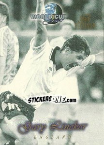 Figurina Gary Lineker - World Cup Greats Platinum 1998 - Futera