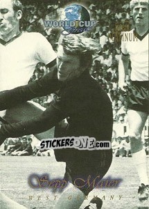 Sticker Sepp Maier - World Cup Greats Platinum 1998 n. 26 - Futera