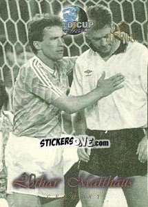 Sticker Lothar Matthaus - World Cup Greats Platinum 1998 n. 28 - Futera