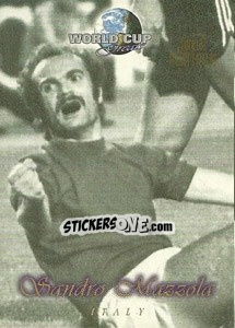 Sticker Sandro Mazzola - World Cup Greats Platinum 1998 - Futera