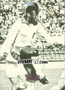 Sticker Pele - World Cup Greats Platinum 1998 n. 34 - Futera