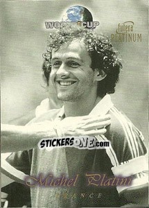 Sticker Michel Platini - World Cup Greats Platinum 1998 n. 36 - Futera