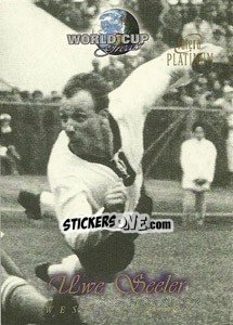 Sticker Uwe Seeler - World Cup Greats Platinum 1998 n. 43 - Futera