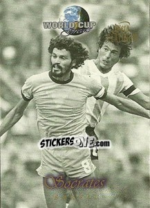 Sticker Socrates - World Cup Greats Platinum 1998 n. 44 - Futera
