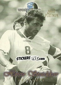 Sticker Hristo Stoichkov - World Cup Greats Platinum 1998 n. 45 - Futera