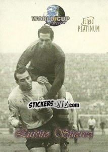 Sticker Luisito Suarez - World Cup Greats Platinum 1998 n. 46 - Futera