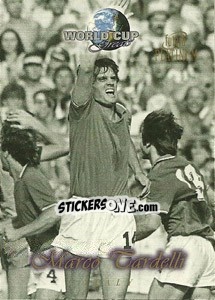 Sticker Marco Tardelli - World Cup Greats Platinum 1998 - Futera