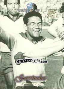 Sticker Garrincha - World Cup Greats Platinum 1998 n. 13 - Futera