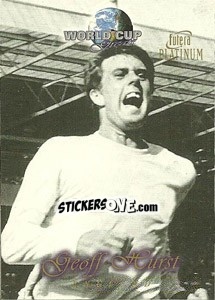 Sticker Geoff Hurst - World Cup Greats Platinum 1998 n. 18 - Futera