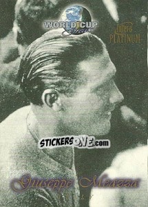 Sticker Giuseppe Meazza - World Cup Greats Platinum 1998 n. 30 - Futera
