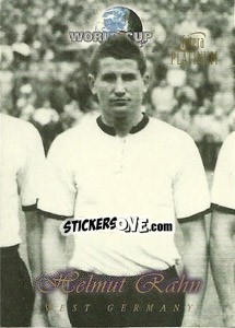 Sticker Helmut Rahn - World Cup Greats Platinum 1998 n. 38 - Futera