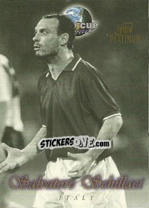 Sticker Salvatore Schillaci - World Cup Greats Platinum 1998 - Futera