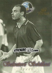 Sticker Salvatore Schillaci - World Cup Greats Platinum 1998 n. 42 - Futera