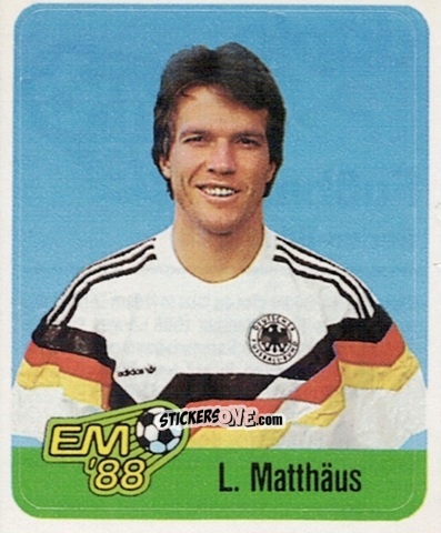 Sticker L. Matthäus - EM '88 n. 13 - Ferrero
