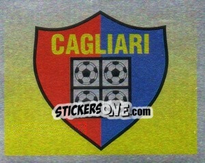 Sticker Cagliari - Il Grande Calcio 1991 n. 7 - Vallardi