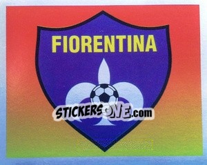 Sticker Fiorentina - Il Grande Calcio 1991 n. 9 - Vallardi