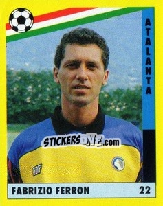 Sticker Fabrizio Ferron - Il Grande Calcio 1991 n. 22 - Vallardi
