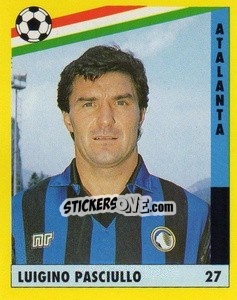 Sticker Luigino Pasciullo - Il Grande Calcio 1991 n. 27 - Vallardi