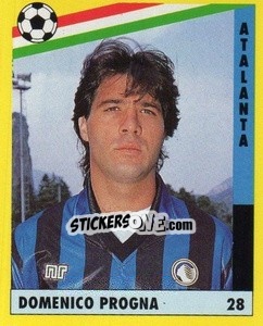 Sticker Domenico Progna - Il Grande Calcio 1991 n. 28 - Vallardi