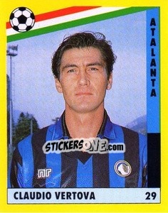 Sticker Claudio Vertova - Il Grande Calcio 1991 n. 29 - Vallardi