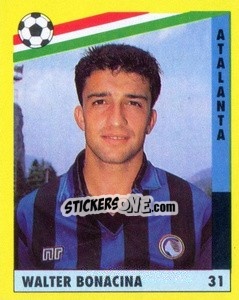 Sticker Walter Bonacina - Il Grande Calcio 1991 n. 31 - Vallardi