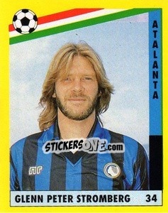 Sticker Glenn Peter Strömberg - Il Grande Calcio 1991 n. 34 - Vallardi