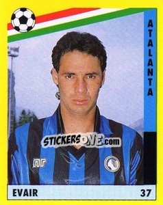 Sticker Evair - Il Grande Calcio 1991 n. 37 - Vallardi