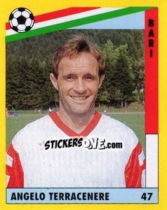 Sticker Angelo Terracenere - Il Grande Calcio 1991 n. 47 - Vallardi
