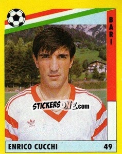 Sticker Enrico Cucchi - Il Grande Calcio 1991 n. 49 - Vallardi