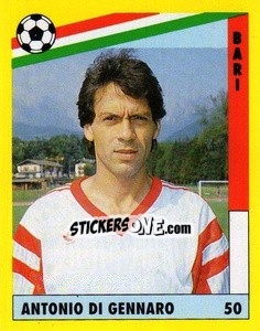 Figurina Antonio Di Gennaro - Il Grande Calcio 1991 n. 50 - Vallardi