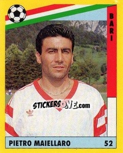 Sticker Pietro Maiellaro - Il Grande Calcio 1991 n. 52 - Vallardi