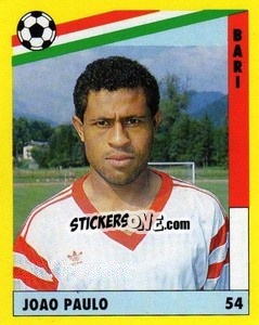 Sticker João Paulo - Il Grande Calcio 1991 n. 54 - Vallardi