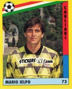 Sticker Mario Ielpo - Il Grande Calcio 1991 n. 73 - Vallardi