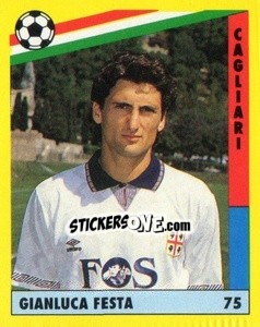 Sticker Gianluca Festa - Il Grande Calcio 1991 n. 75 - Vallardi