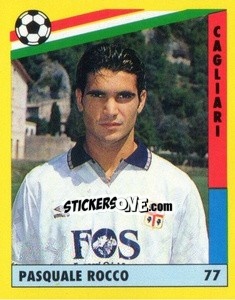 Sticker Pasquale Rocco - Il Grande Calcio 1991 n. 77 - Vallardi