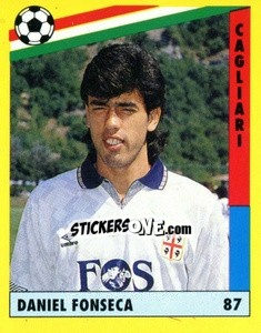 Sticker Daniel Fonseca - Il Grande Calcio 1991 n. 87 - Vallardi