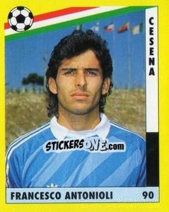 Sticker Francesco Antonioli - Il Grande Calcio 1991 n. 90 - Vallardi