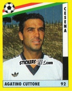 Sticker Agatino Cuttone - Il Grande Calcio 1991 n. 92 - Vallardi