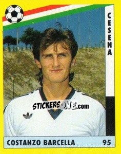 Sticker Costanzo Barcella - Il Grande Calcio 1991 n. 95 - Vallardi