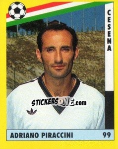 Sticker Adriano Piraccini - Il Grande Calcio 1991 n. 99 - Vallardi
