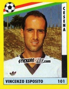 Sticker Vincenzo Esposito - Il Grande Calcio 1991 n. 101 - Vallardi
