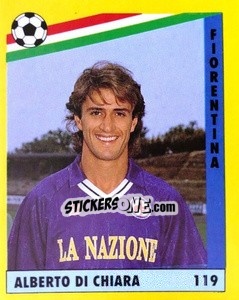 Figurina Alberto Di Chiara - Il Grande Calcio 1991 n. 119 - Vallardi