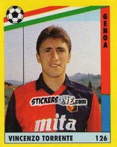 Sticker Vincenzo Torrente - Il Grande Calcio 1991 n. 126 - Vallardi