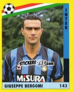 Sticker Giuseppe Bergomi - Il Grande Calcio 1991 n. 143 - Vallardi