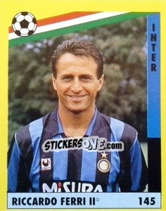 Sticker Riccardo Ferri - Il Grande Calcio 1991 n. 145 - Vallardi